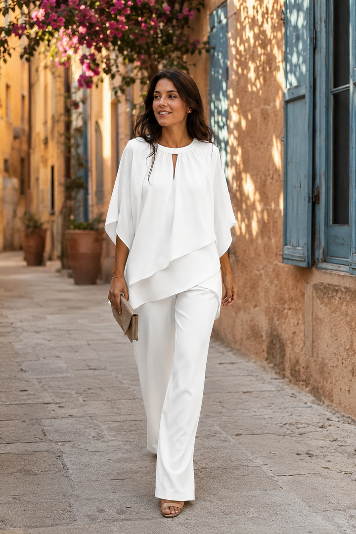 Fashion Solid Color Loose Casual Irregular Suit